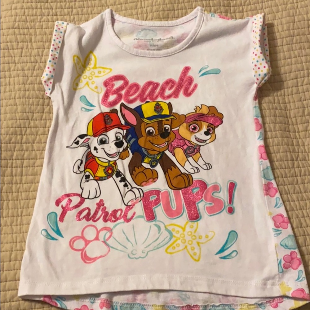 Paw patrol girls tshirt 5t